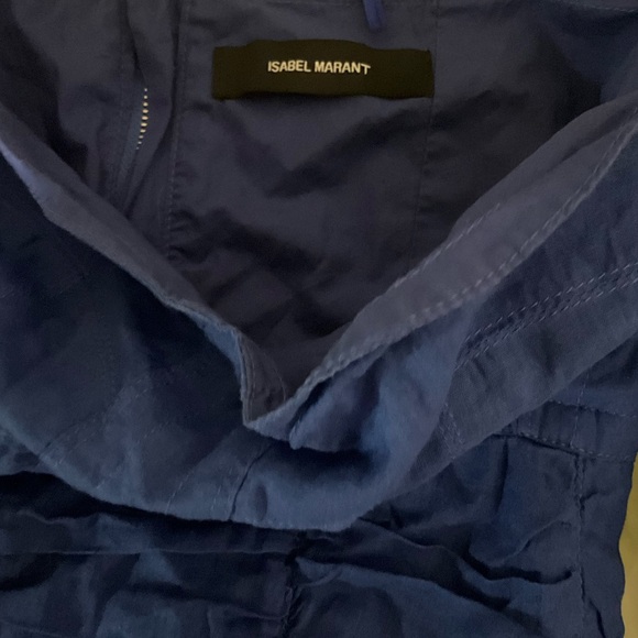 Royal Blue Ruched Mini Dress - Picture 5 of 6